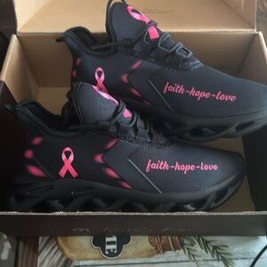 Breast cancer Tennis Shoes